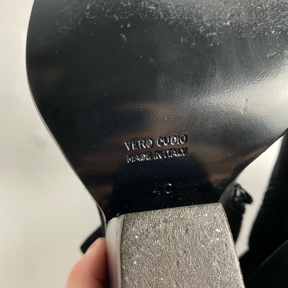 THEYSKENS THEORY Suede Wedge Ankle Boot Black - Picture 9 of 12